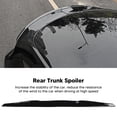 thumbnail image 3 of Trunk Spoiler Lip, 99cm Rear Trunk Spoiler Increase Driving Stability Reduce Wind Resistance Universal for Cars, 3 of 8