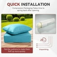 thumbnail image 6 of Gymojoy 24 in. x 24 in. x 6 in.Deep Seat Cushion Set, Olefin 4-Piece Deep Seating Outdoor Replacement Lounge Chair loveseat Sofa Cushion in Baby Blue, 6 of 6