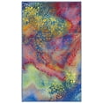 thumbnail image 2 of SAFAVIEH Painted Brush Lilly Novelty Area Rug, Blue/Coral, 3' x 5', 2 of 10