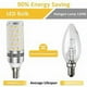 thumbnail image 4 of Bombilla LED E14 16W Blanco Frío 6000K, Equivalente a Halógeno E14 100W 120W, 1600LM, Luz de 360°, CA 175-265V, Bombilla de Vela LED E14 para Lámpara de Araña/Lámpara de Pared/Lámpara de, 4 of 5