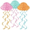 Creative Converting Narwhal Party Hanging Tissue Jellyfish 3ct