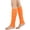 Orange, variant on Leg Warmers, Unisex Cable Knit Leg Warmers Knitted Crochet Long Socks for Women Men