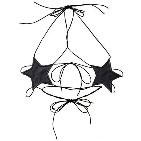 

BIZIZA Women s Bra Bralette Strappy Sexy Crop Top Halter Criss Cross