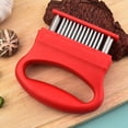 thumbnail image 5 of TNOBHG Stainless Steel Needle Meat Tenderizer Meat Tenderizer with 48 Stainless Steel Sharp Needle Blades Rust-free Kitchen Cooking for Tenderizing for Bbq, 5 of 8