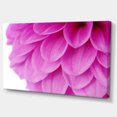 thumbnail image 2 of Pétales de Fleurs Abstraits Violets Doux - Impression sur Toile Florale, 2 of 3