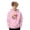 Pink, variant on IWRICH Kids Funny Ice Cream Drips Hoodie 4 1 Graphic Sweatshirt For Boys and Girls Loose Casual Pullover tops,size 1-12 years White 160