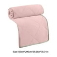 thumbnail image 2 of Cooling Blankets for Hot Sleepers, Hwkond Soybean Fiber Refrigeration Quilt Cool Quilt Washed Cotton Quilt Core Single Machine Washable Thin Quilt,Pink,150x200cm, 2 of 12