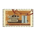thumbnail image 2 of Coffee Vintage Stamp Pattern Kitchen Mats for Floor Set Of 2,Kitchen Rugs Mats with Dirty Resistance,washable,water Proof,kitchen Mats 17.7x24+17.7x48inch, 2 of 7