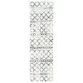 thumbnail image 6 of SAFAVIEH Fontana Shag Daniel Diamond Plush Area Rug, Ivory/Grey, 9' x 12', 6 of 10