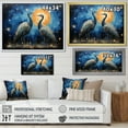 thumbnail image 4 of Designart "Ostriches As Celestial Wanderers In Moonlight" Ostriches Canvas Prints, 4 of 7