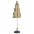 thumbnail image 4 of Island Umbrella Mirage 9-ft Octagonal Market Umbrella - Auto-Tilt with Beige Sunbrella Canopy, 4 of 9