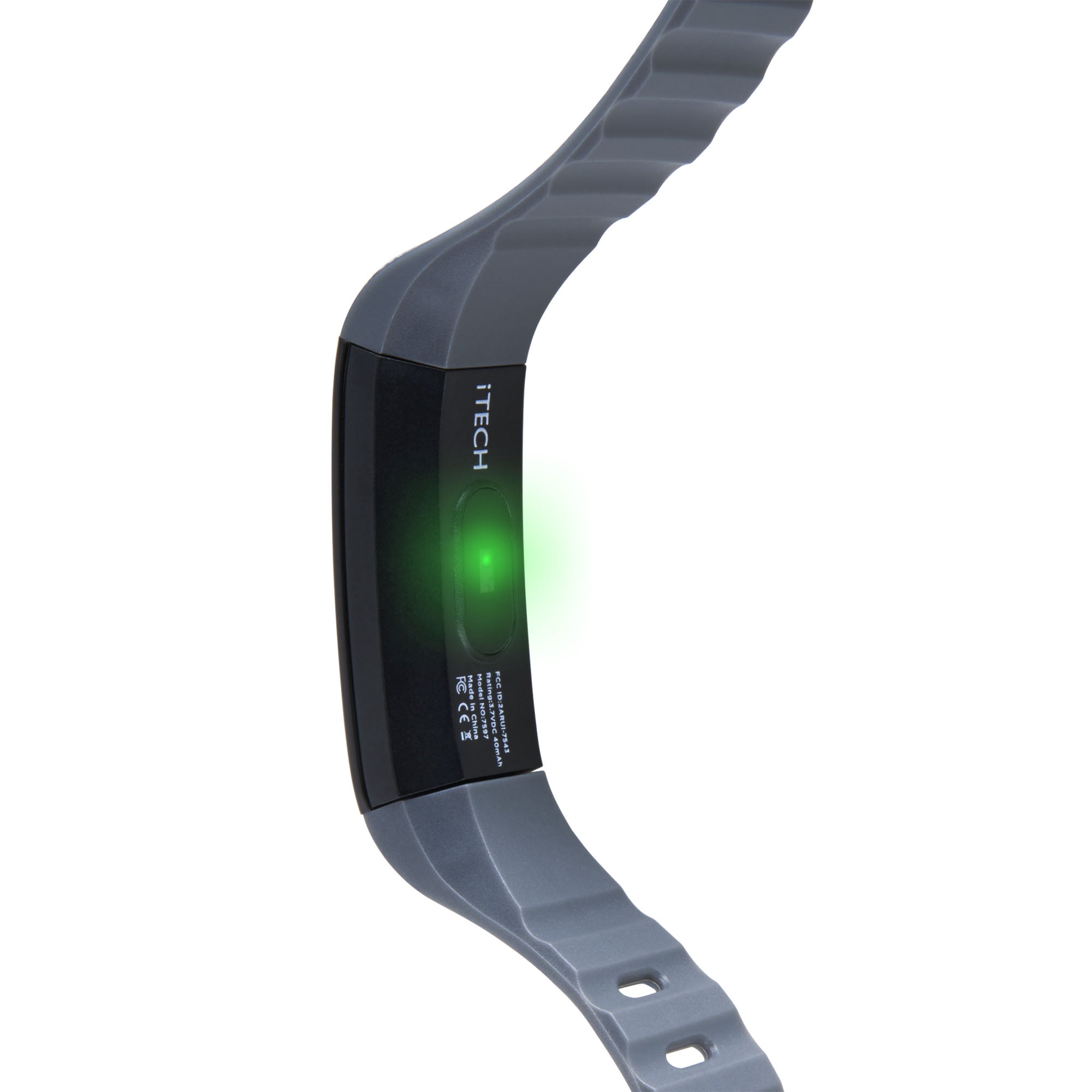 iTech Sport Activity Tracker with Interchangeable Strap, Grey Camo/Grey