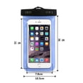 thumbnail image 3 of HLONK Universal Waterproof Phone Pouch with Sensitive and Transparent TPU Screen WaterProof Dustproof Snowproof Shockproof Cell Phone Dry Bag, 3 of 6