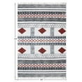 thumbnail image 3 of Casavani - 10'x18' Area Rugs for Living Room & Dining Room Handblock Printed Brown Cotton Dhurrie, 3 of 6