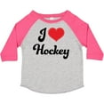 thumbnail image 3 of Inktastic I Love Hockey Girls Toddler T-Shirt, 3 of 5