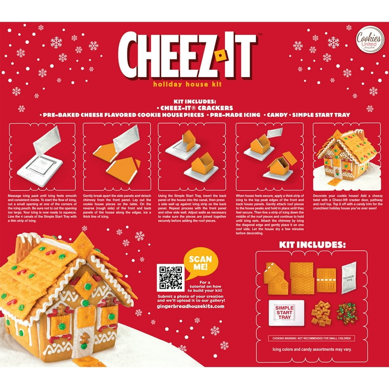 Cheez-It Build It Yourself Holiday House Kit, 22.5 oz, No