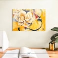 thumbnail image 3 of Elephant Stock Southern Charm Wall Art - Horizontal Canvas Wall Art - Living Room Wall Decor - Abstract Canvas - Yellow And Gray Decor By Pamela K Beer - 12" x 8", 3 of 8