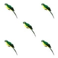 thumbnail image 2 of VONKY Simulation Parrot Statue Party Favors for Tree Yard Patio Home Lawn Wall Green 25x7cm 5Set, 2 of 6
