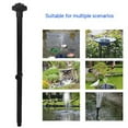 thumbnail image 6 of Furvclv 9Pcs Fountain Pump Nozzle Set Adjustable Height Waterfall Sprinkler Spray Heads for Submersible Pump Black, 6 of 8