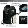 thumbnail image 4 of Salouo Chemical Flasks And Test Tubes Pattern Extra Large Travel Laptop,Backpack with USB Charging Port College Backpack Business Work Bag Casual Daypack Fits for Men & Women, 4 of 7