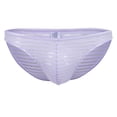 thumbnail image 2 of Escritos De Mal Transparente A Rayas Suaves Ver A Través De s Bragas De Bolsa Para Hombres 2XL Baoblaze ropa interior de los escritos de los hombres, 2 of 8