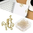 thumbnail image 4 of Cute Paper Clips, Beautiful Easy To Carry Practical Metal Paper Clips  For Lawyers For Desk Staff For Secretaries For Archivists For Designers, 4 of 8