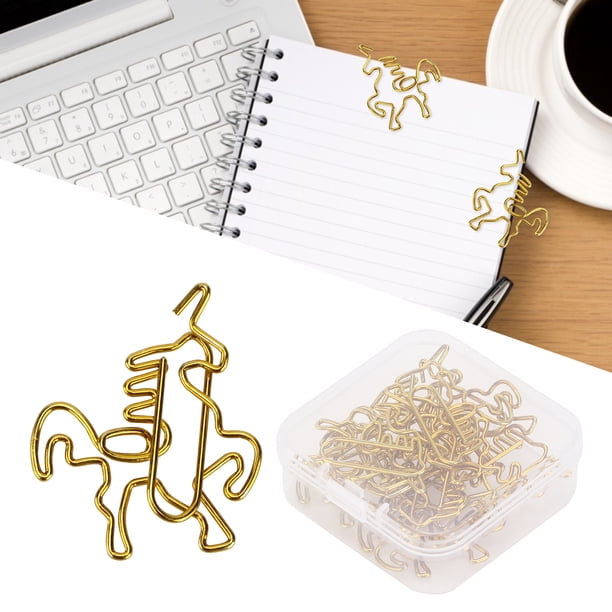 Clips De Papel Metálicos, Abrazaderas De Papel De Uso Diario Para Abogados Para Personal De Escritorio Para Diseñadores Para Secretarias Para Archiveros
