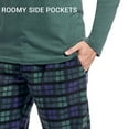 thumbnail image 5 of DG Hill Pajama Set, 2 Piece Sleepwear Set for Men, Henley Top and PJ Pants, 5 of 8