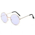 thumbnail image 3 of Gafas de sol coloridas con forma de océano, estilo retro europeo y americano, con montura redonda pequeña, gafas de sol decorativas para mujer, 3 of 5