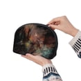 thumbnail image 6 of YFYANG 2 Piece Women's Portable Makeup Bags, Abstract Fractal Art Patterns Clutch Travel Toilet Bags Cosmetic Organizer, 6 of 7