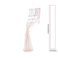 thumbnail image 3 of SLYNSHome Chiffon Chair Sash, Two Tone Pearl Sheer Chair Back Decor, Elegant Wedding Chair Cover for Banquet Hotel Party Event Decoration, 3 of 6