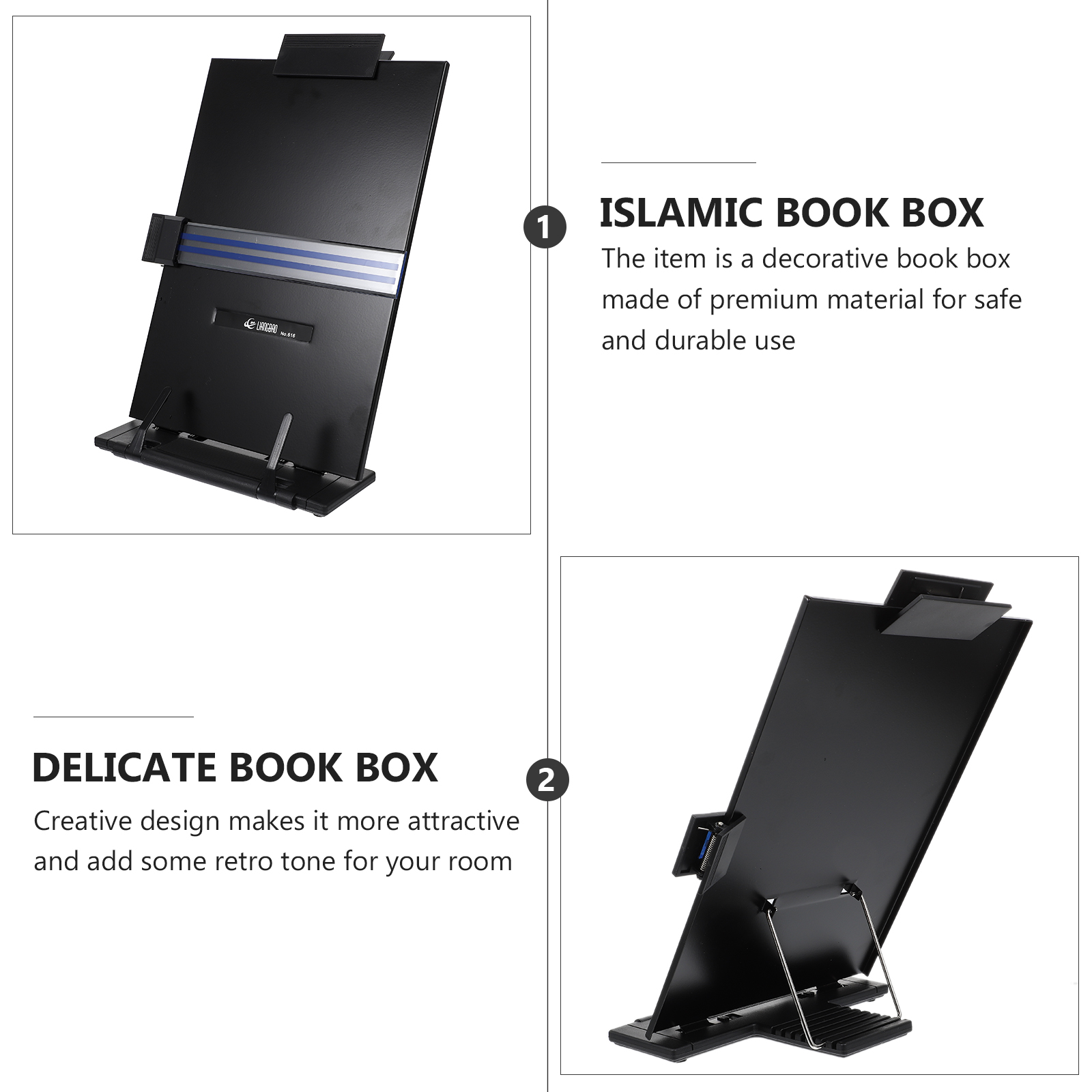 Adjustable Tabletop Book Reading Stand Manuscript Reading Stand for