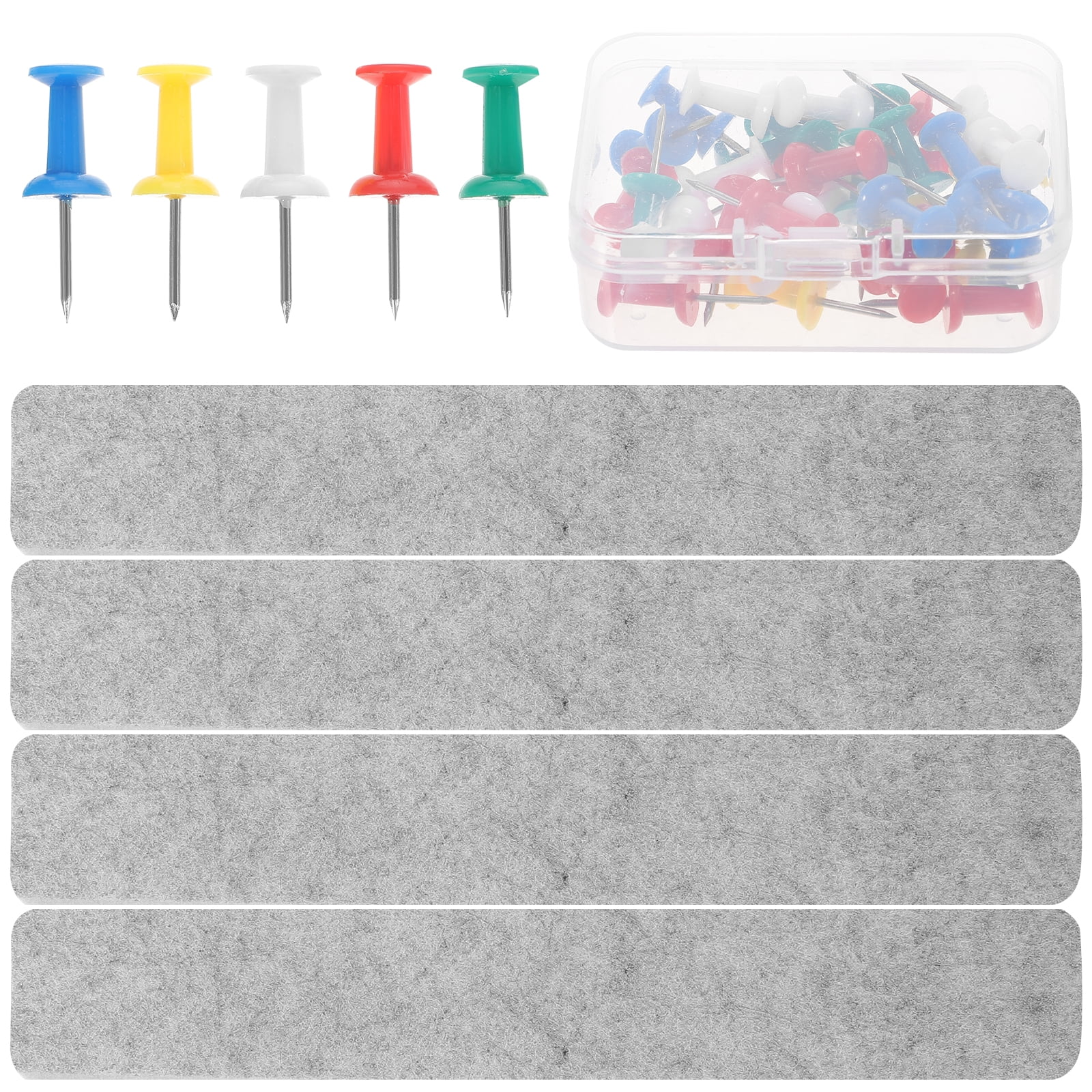 1 Set of Bulletin Board Strip Felt Bulletin Board Pin Boards Small