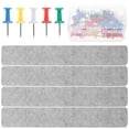 thumbnail image 1 of 1 Set of Bulletin Board Strip Felt Bulletin Board Pin Boards Small Bulletin Board for Classroom, 1 of 8