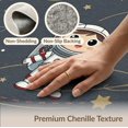 thumbnail image 6 of ODIKA 6'x9' Washable Area Rug Non-Slip, Chair-Friendly, Playroom Explorer Featuring Characters Science Theme Classroom for Dining Room, Under Table, Office Décor, 6 of 7