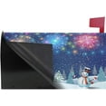 thumbnail image 4 of Christmas Landscape at Night Magnetic Magnetic Mailbox Cover Standard Size for Garden Yard Outdoor Decorations-18 x 20.8", 4 of 5
