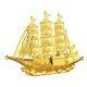 thumbnail image 1 of Adorno de decoración de barco de vela, obra de arte, regalo de inauguración de la casa moderno, artesanía, decoración Feng Shui, modelo de barco de 10cm x 78cm, 1 of 8