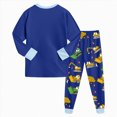 thumbnail image 5 of UAYOTSE baby boys Long Sleeve Top and Pants Snug Fit Spring 2 Piece Pajama Set,Sizes 3-4 Years, 5 of 6