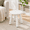 White, variant on Solid Wooden Step Stool for Adults and, Walnut Brown, Non-Slip Sturdy Design