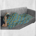 thumbnail image 6 of Taco Soft Flannel Fleece Throw Blanket, Menu Corn Tortilla with Veggies and Beef Vibrant Lunch Restaurant Delicious, Cozy Plush for Indoor and Outdoor Use, 50" x 60", Earth Yellow Blue, by Ambesonne, 6 of 6