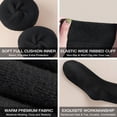 thumbnail image 3 of TELOLY Warm Thermal Boot Socks for Women - Knee High, Winter, Running, Hiking, Gifts - Thick Socks for Cold Weather, 3 of 7