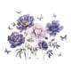 thumbnail image 1 of Calcomanía de calcomanía de pared de mariposa de floración, arte decoración de decoración floración de flores de flor de floración, 1 of 8