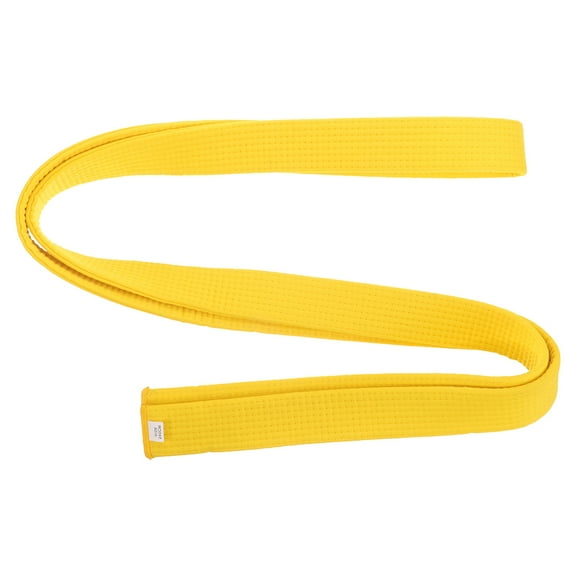 LEORX Karate Belt Yellow Cotton 1Pcs 102.4In Martial Arts Practice
