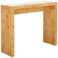 thumbnail image 2 of SAFAVIEH Cella Mission Natural Wood Rectangle Console Table (34 in. W x 11 in. D x 28 in. H), 2 of 10