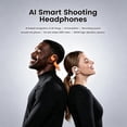 thumbnail image 2 of E12 Open Ear Headphones with 8MP Camera Bone Conduction Headphones Bluetooth 6.0 Wireless Earbuds Hi-Fi Stereo Running Earphones IP65 Waterproof AI Voice Assistant Headset for Sports/Workout/Cycling, 2 of 9