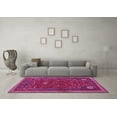 thumbnail image 3 of Ahgly Company Indoor Square Persian Pink Traditional Area Rugs, 5' Square, 3 of 4
