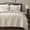 Beige, variant on WDCOZY White 100% Cotton Quilt Set Queen Size, Textured Lightweight Soft Bedspread with 2 Pillow Shams, Breathable All Season Comforter Bedding