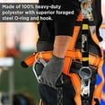 thumbnail image 3 of Heavy-Duty 18 inch D-Ring Extender Fall Protection with Snap Hook and O-Ring OSHA/ANSI Compliant PPE$$Tools & Hardware Other, 3 of 7