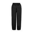 thumbnail image 4 of Akiihool Women's Pants Casual Women's Stretchy Straight Dress Pants with Pockets Tall, Regular for Office Work Business (Black,L), 4 of 5