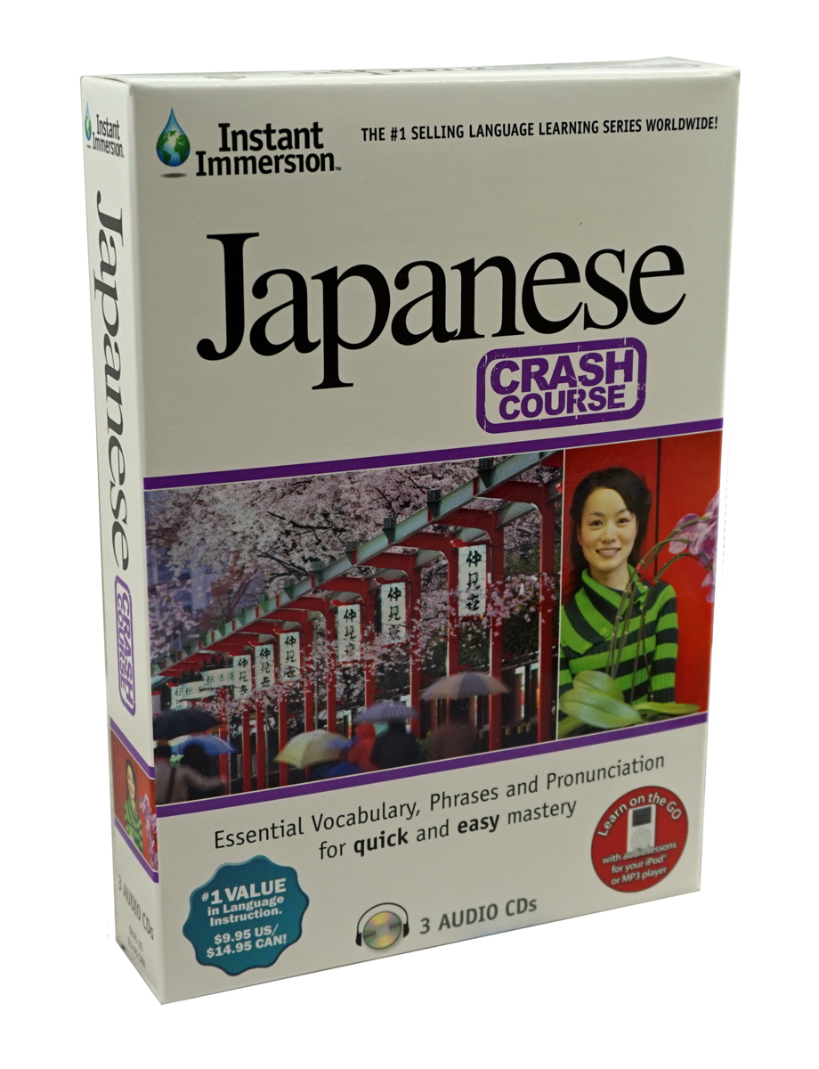 Crash Course Japanese: Learn How to Speak Japanese Language Beginner (3 Audio CDs) Listen in Your Car!